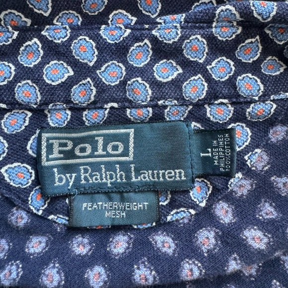 Polo Ralph Lauren Featherweight Mesh Print Polo - Picture 5 of 5